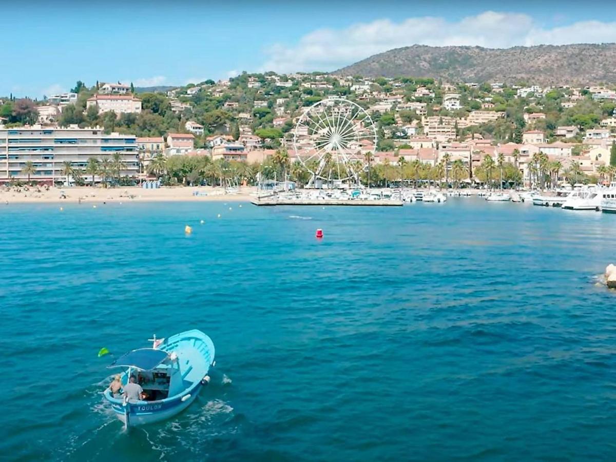 Charmant T2 Climatise Avec Grande Terrasse, Piscine Et Parking Privatif, Proche Plage Et Commerces. - Fr-1-251-441 Le Lavandou Extérieur photo